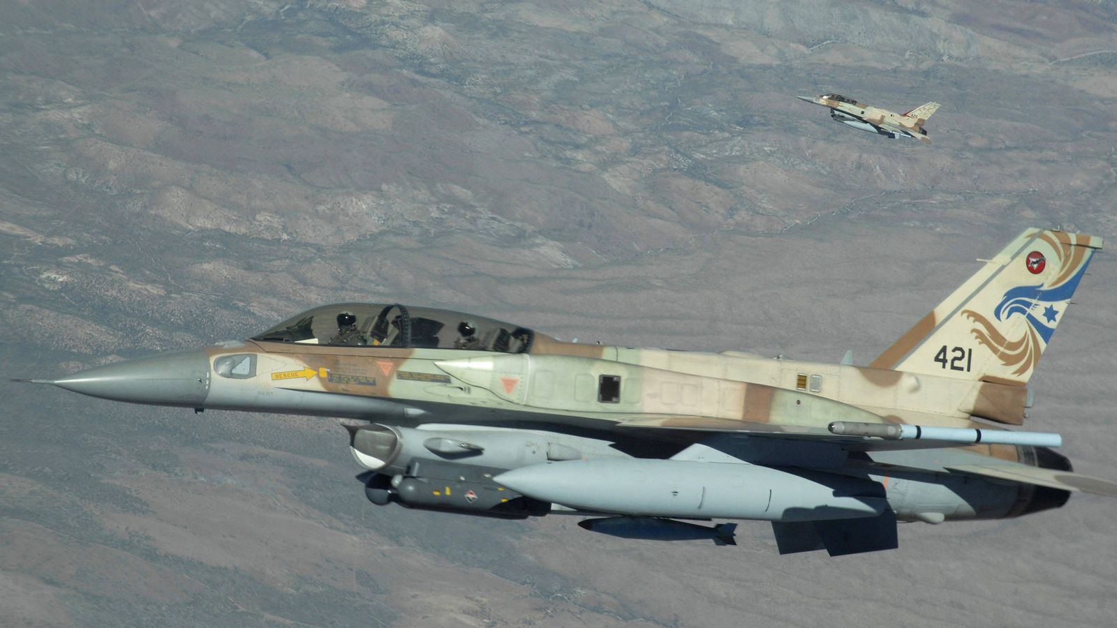 F-16I Sufa israeli?es. (USAF)