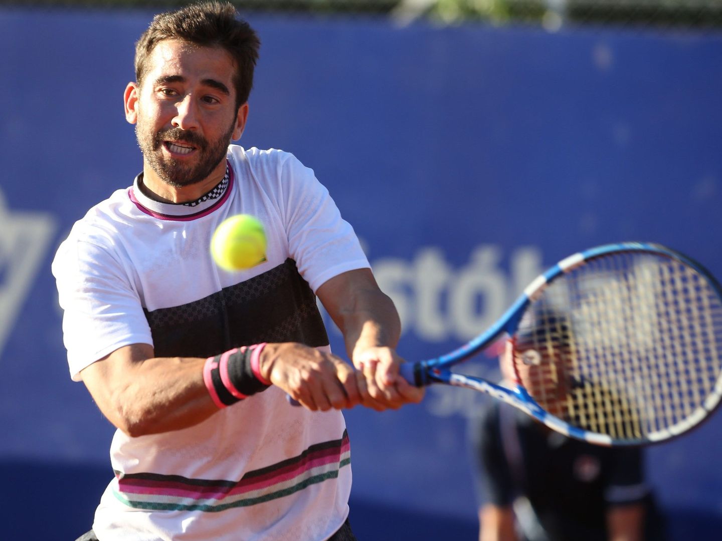 Marc López, el pasado 12 de febrero, en un torneo ATP en Argentina. (EFE)
