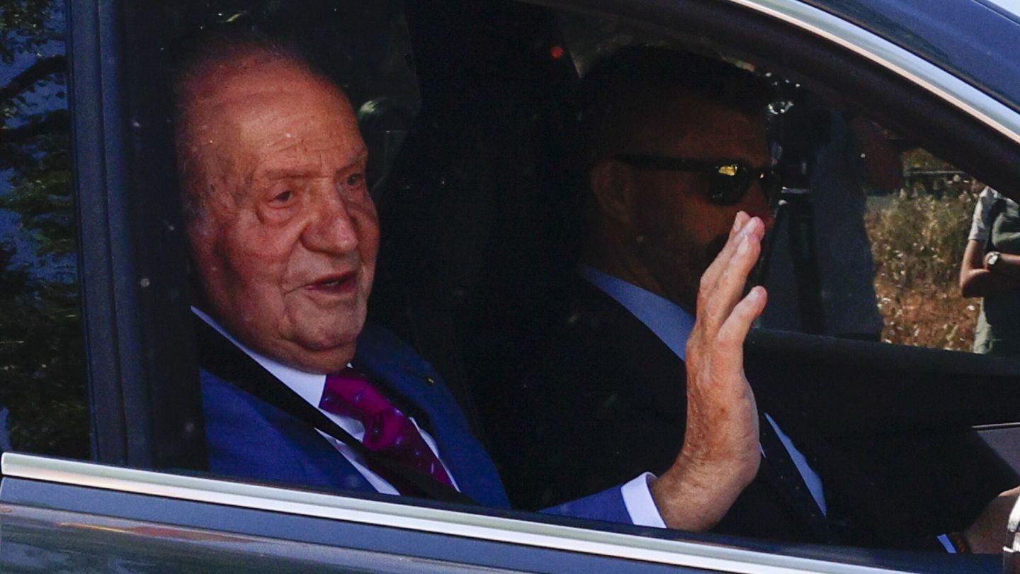 El rey Juan Carlos, en una imagen llegando al Palacio de la Zarzuela. (EFE/Rodrigo Jiménez)