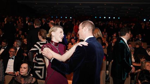 Guillermo, en los Bafta sin Kate Middleton: un gesto de tristeza y Cate Blanchett a su lado
