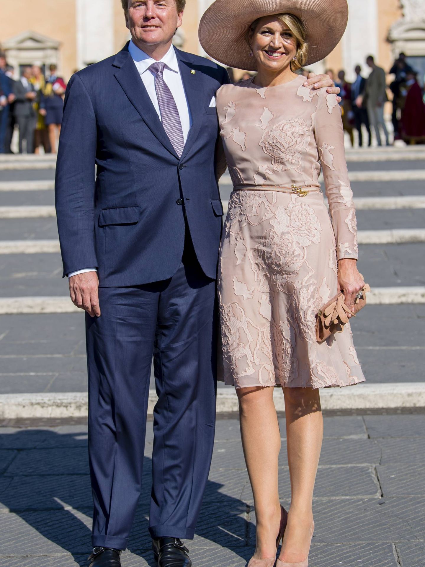 Italy, Rome. King Willem-Alexander and Queen Maxima from The Netherlands state visit in Italy.