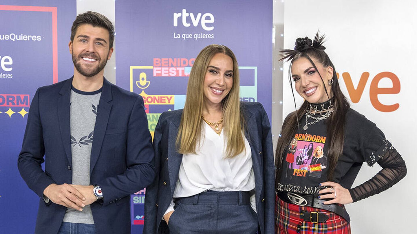 Rodrigo Vázquez, Mónica Naranjo e Inés Hernand. (RTVE)