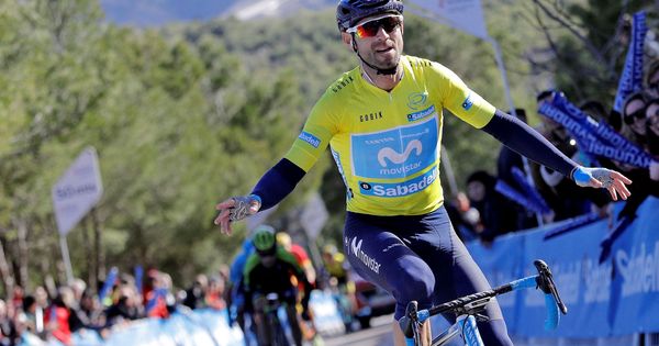 Foto: Alejandro Valverde tiene en su mano el triunfo final en la Vuelta a la Comunidad Valenciana. (EFE)