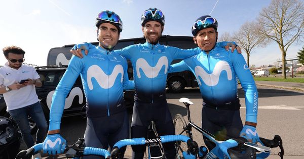 Foto: Milkel Landa, Alejandro Valverde y Nairo Quintana correrán la Vuelta a España que comienza el 25 de agosto. (Imago)