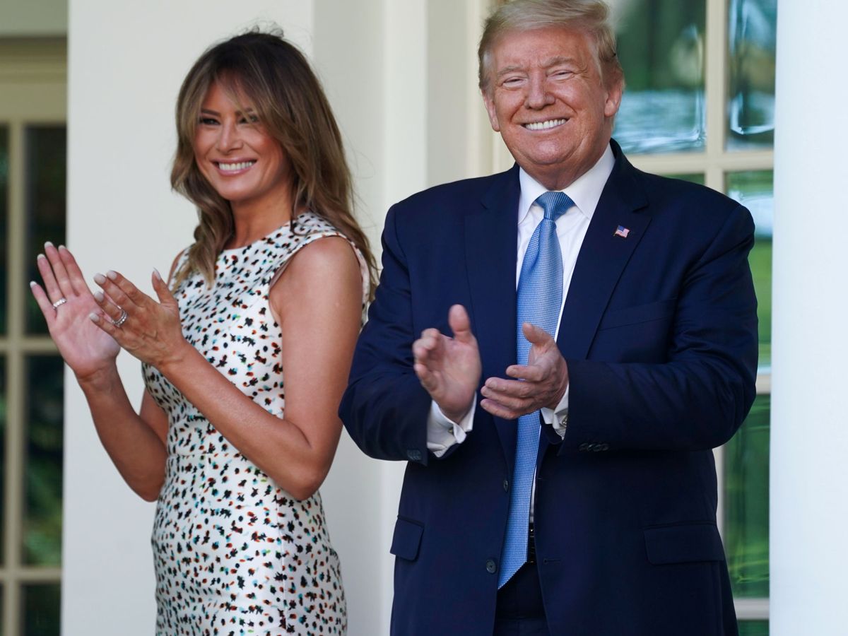 Foto: Melania y Donald Trump. (Reuters)