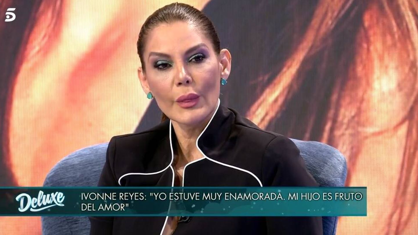 Ivonne Reyes hablando sobre Pepe Navarro. (Telecinco).