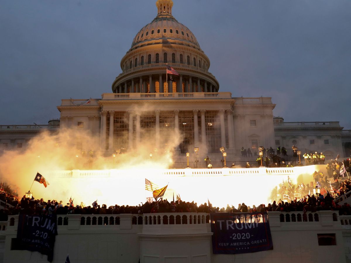 Foto: Una imagen del asalto al Capitolio, el pasado 6 de enero. (Reuters)