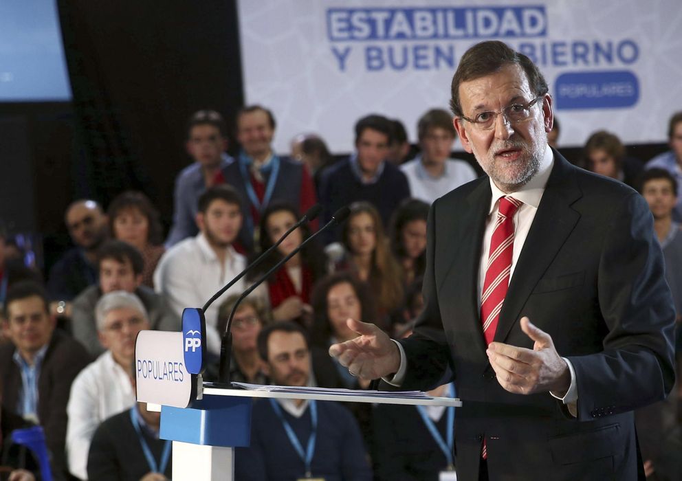 Foto: Mariano Rajoy en Barcelona. (Efe)