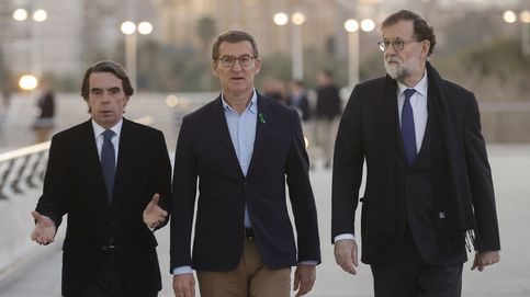 Aznar y Rajoy cierran las heridas del PP y piden apoyar a Feijóo sin fisuras