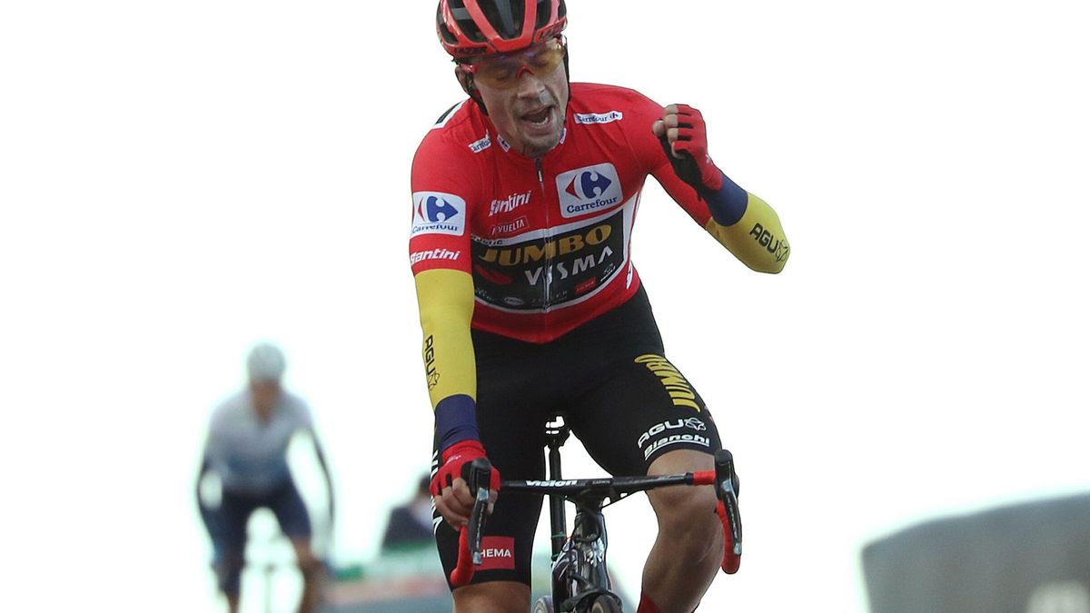 Roglic salva la Vuelta a España de milagro frente a un desencadenado Carapaz