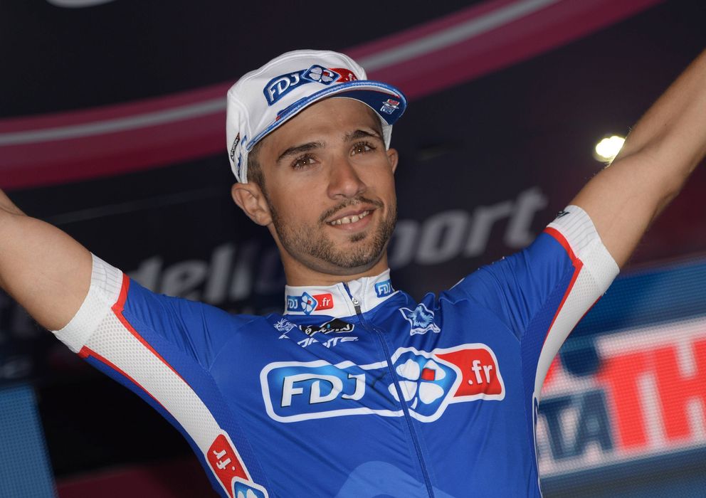 Foto: Bouhanni repite victoria en el Giro de Italia, como ya hiciera en la cuarta etapa.