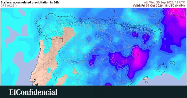 Mucha más lluvia, más frío y la Aemet avisa para el fin de semana: estas serán las zonas más afectadas por las tormentas