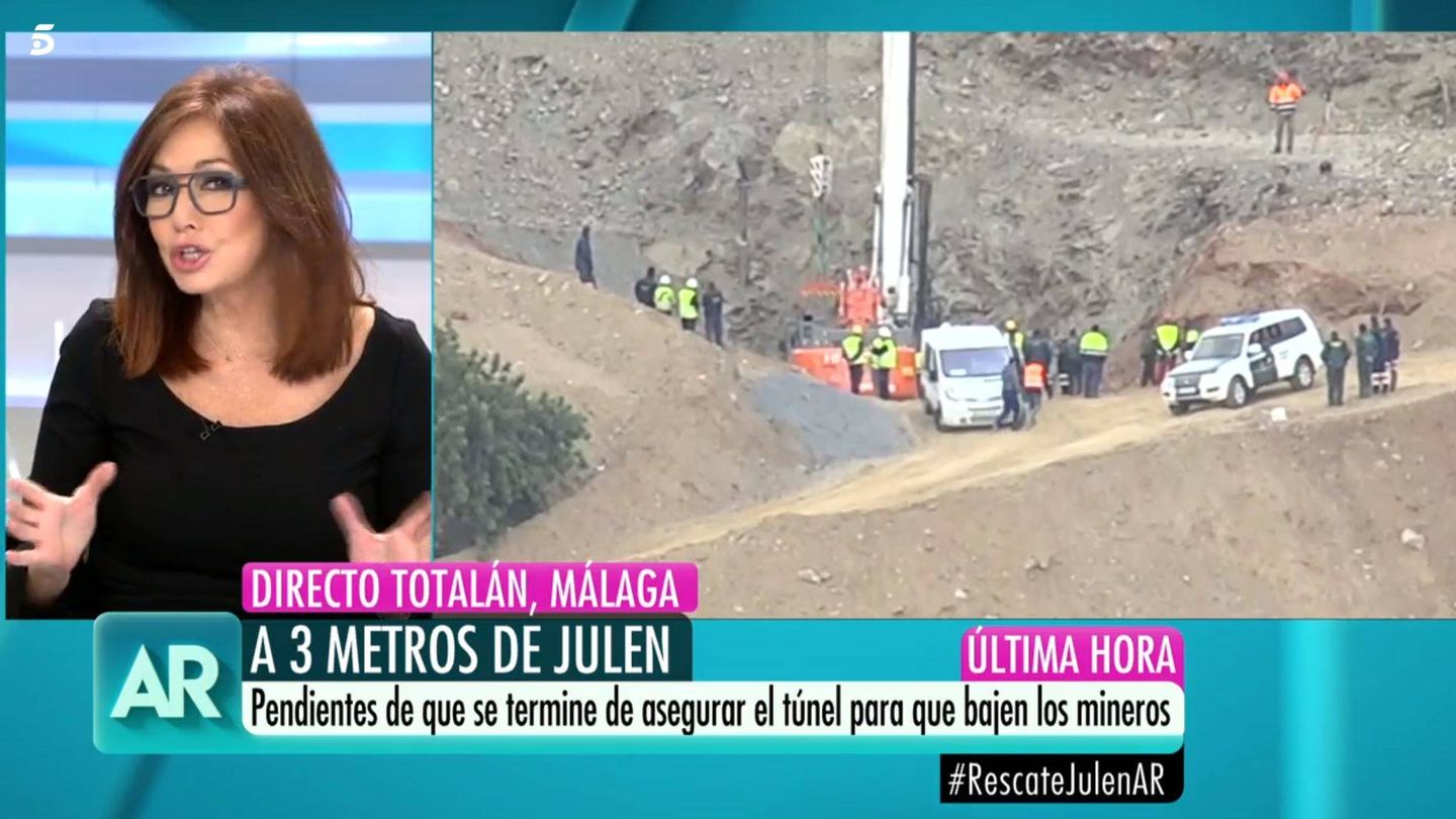 Ana Rosa Quintana en Telecinco. (Mediaset España)