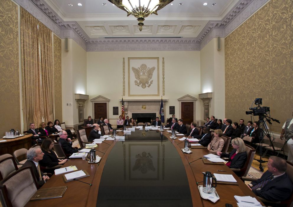 Foto: Reunión del Consejo de Gobernadores de la Fed en Washington 
