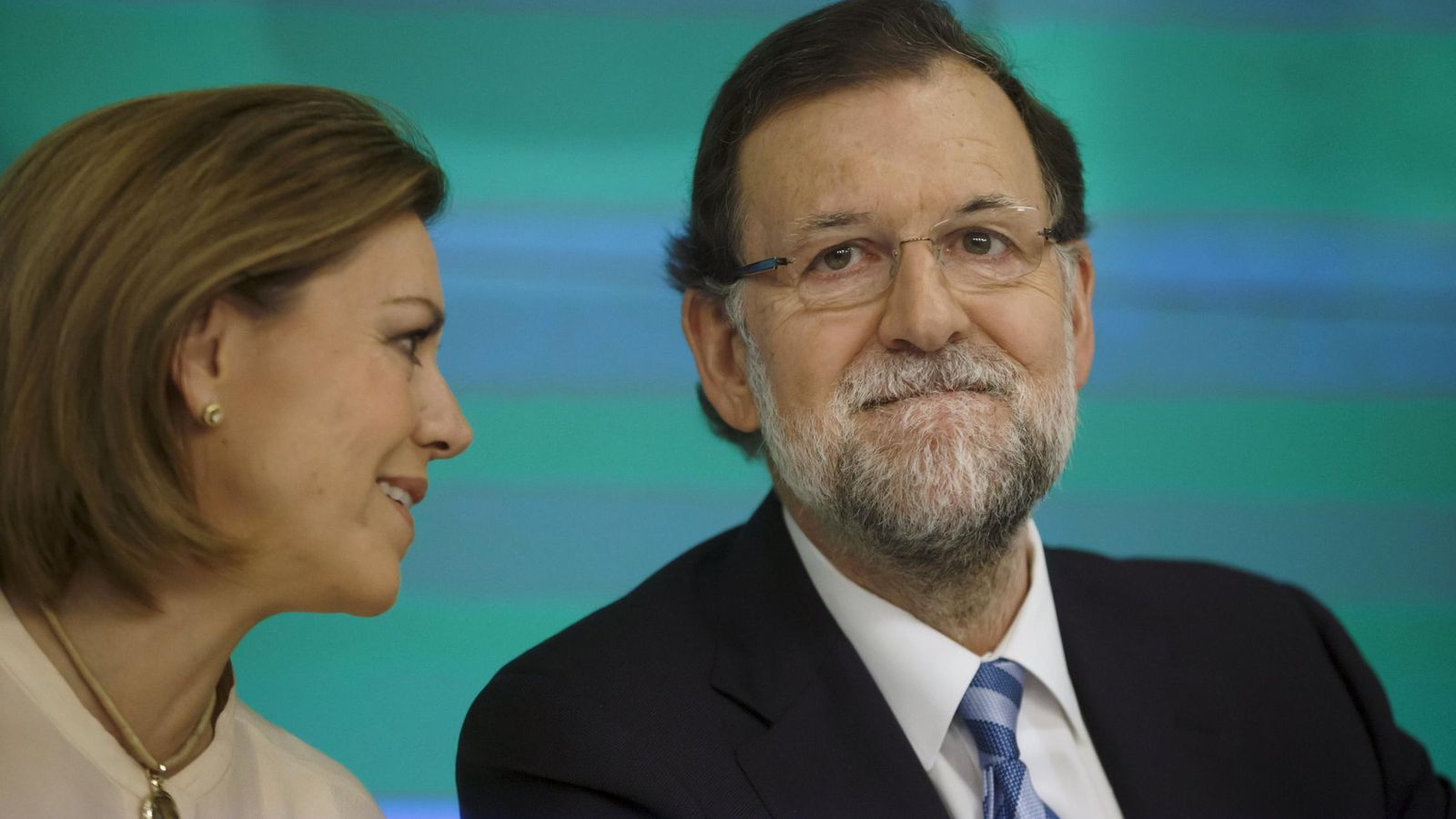 Foto: El presidente del PP, Mariano Rajoy, y la secretaria general, María Dolores de Cospedal. (Reuters)