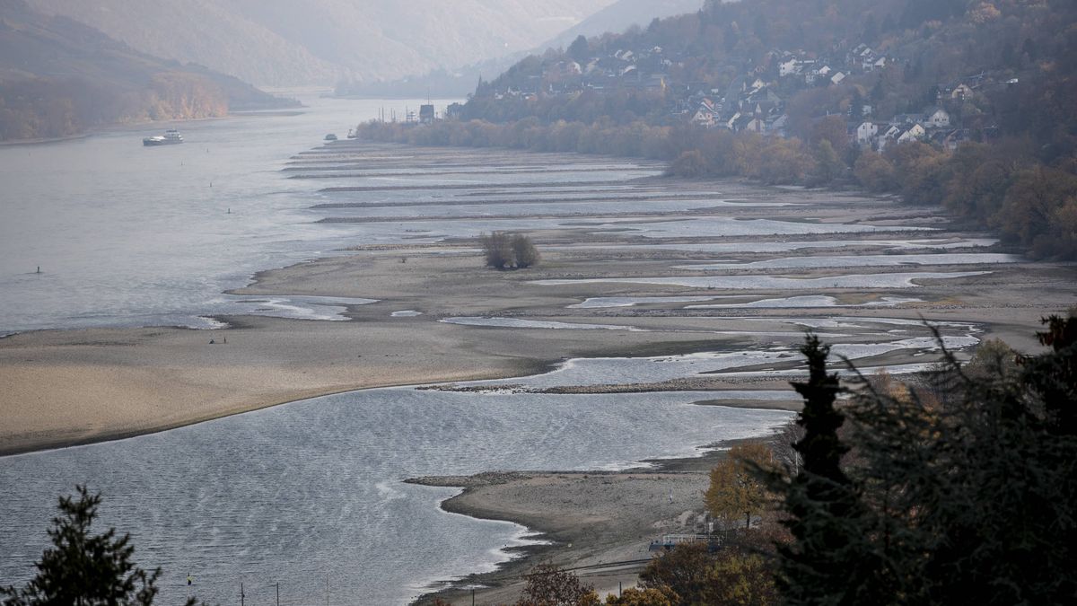 El río Rin, la principal arteria de Europa Central, 'revive' tras un fin de semana de alivio
