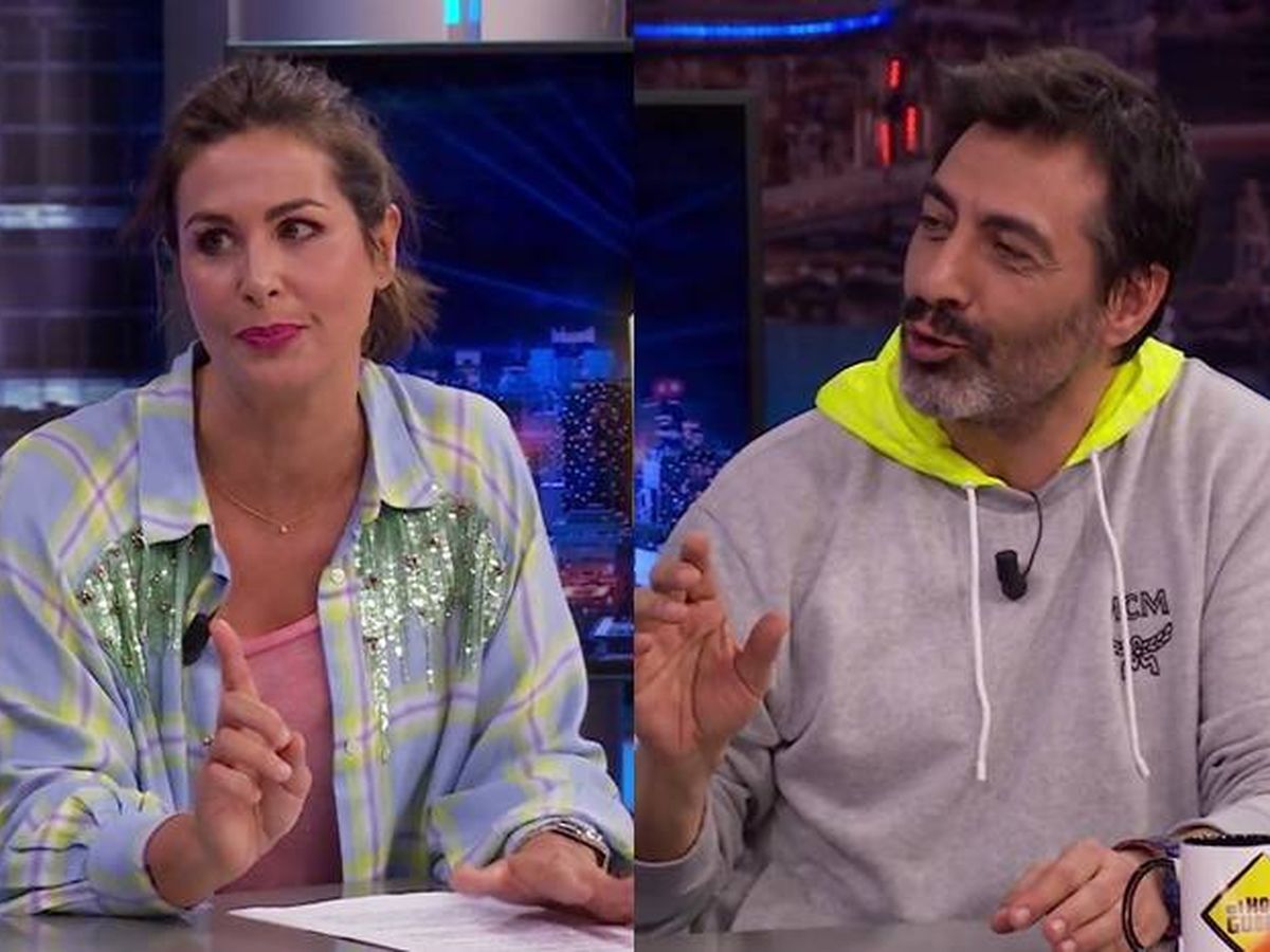 Foto: Nuria Roca y Juan del Val en 'El hormiguero'. (Atresmedia Televisión)