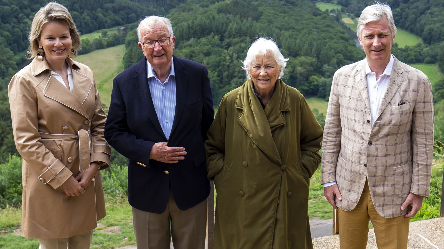 La familia real belga en una de sus últimas apariciones, el pasado mes de junio. (EFE)