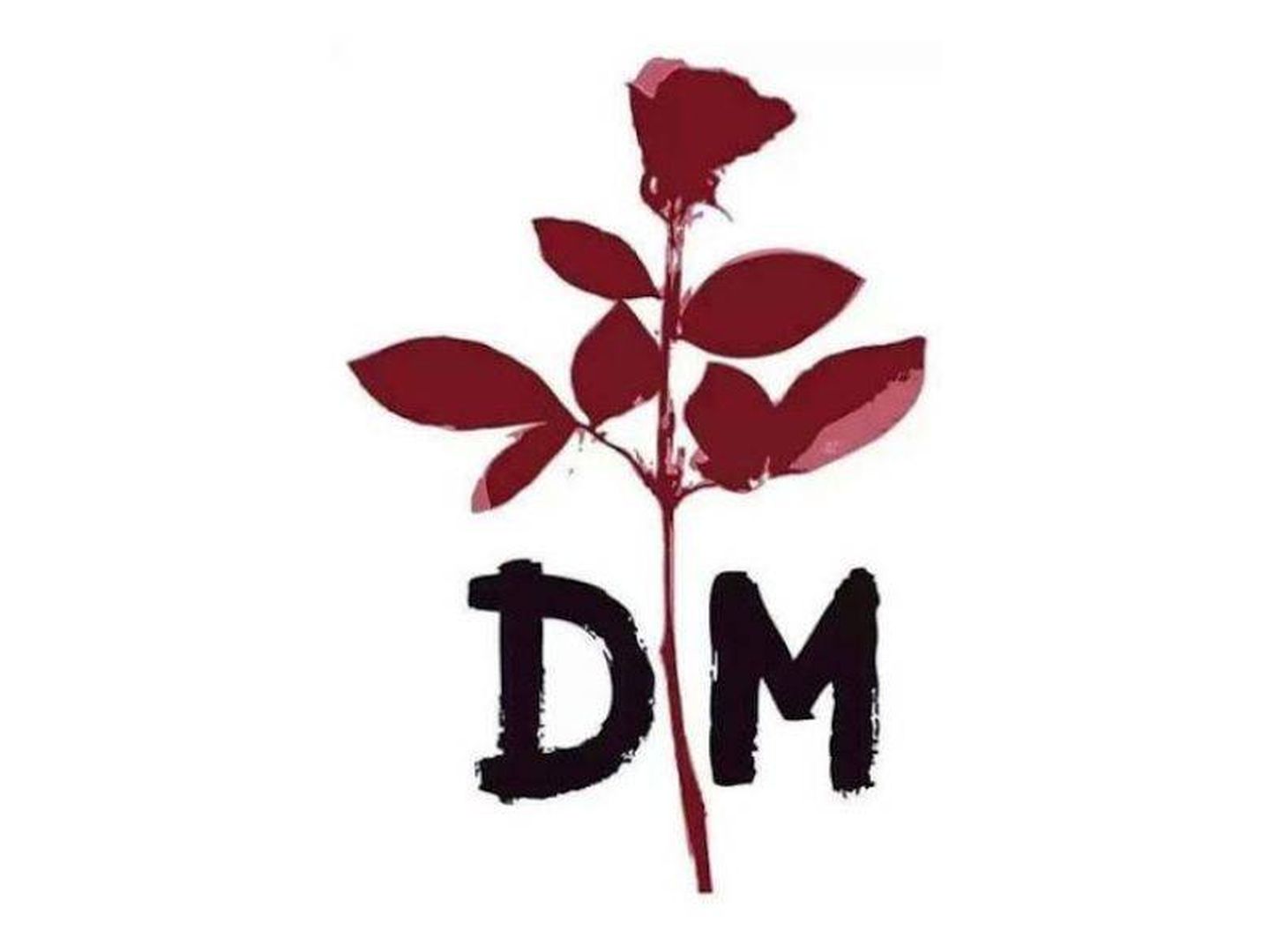 Logo de Depeche Mode en el que se basa el tatuaje de Díaz Ayuso. 