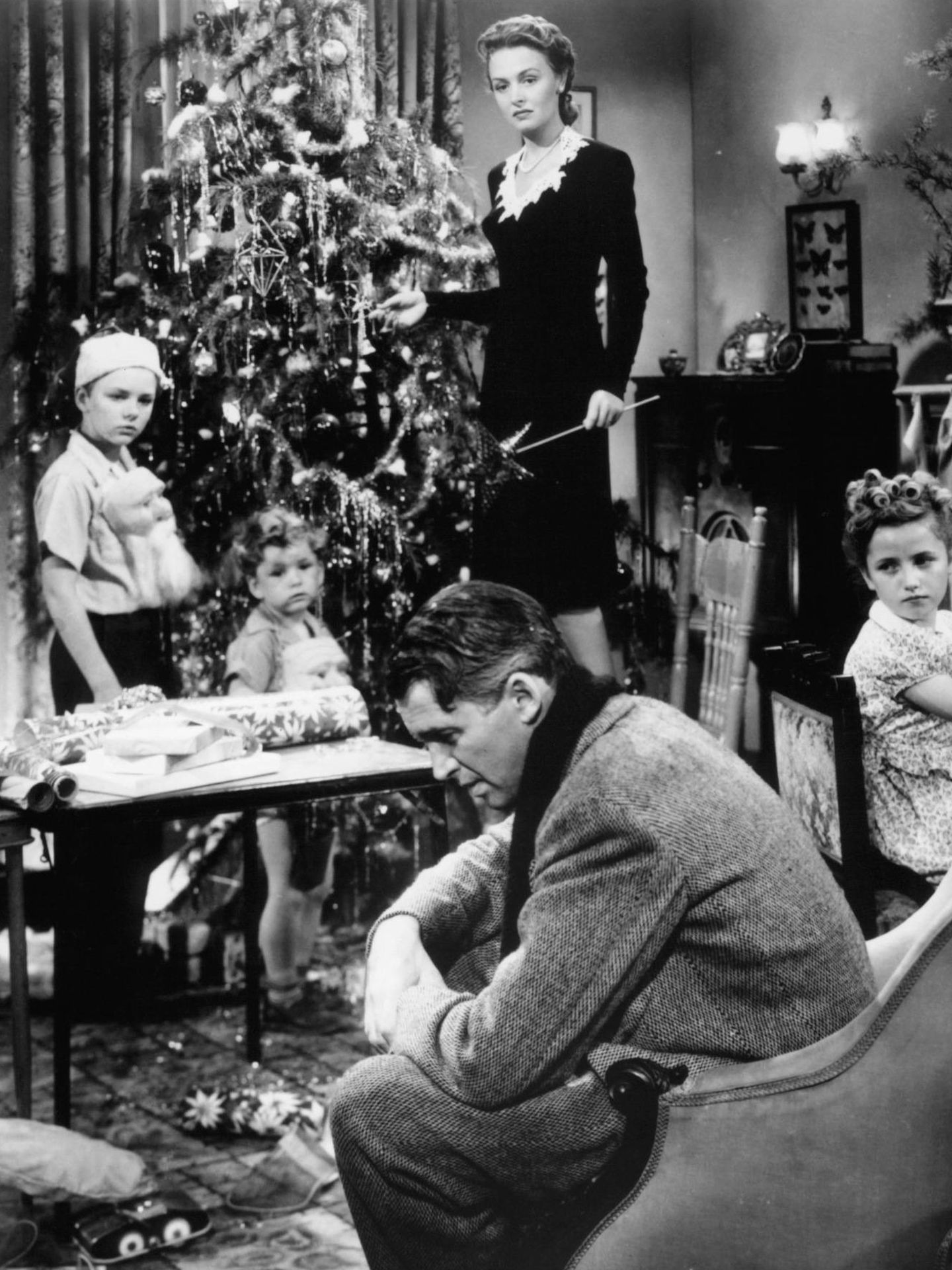 James Stewart y Donna Reed en '¡Qué bello es vivir!', Frank Capra, 1946.