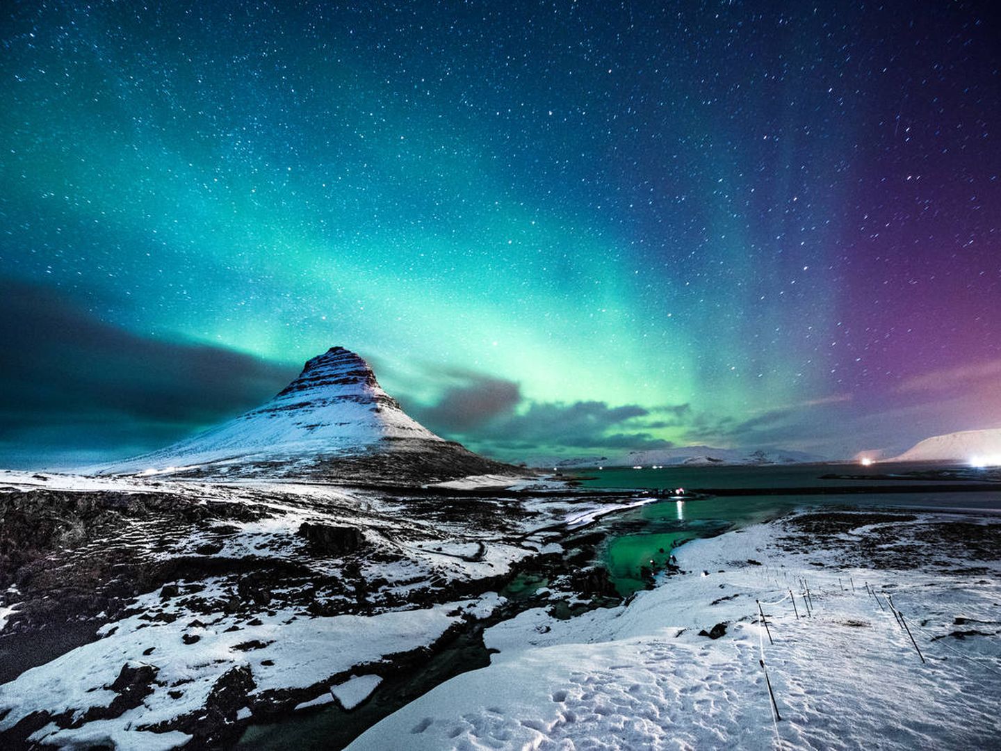 La larga noche de Islandia. (iStock)