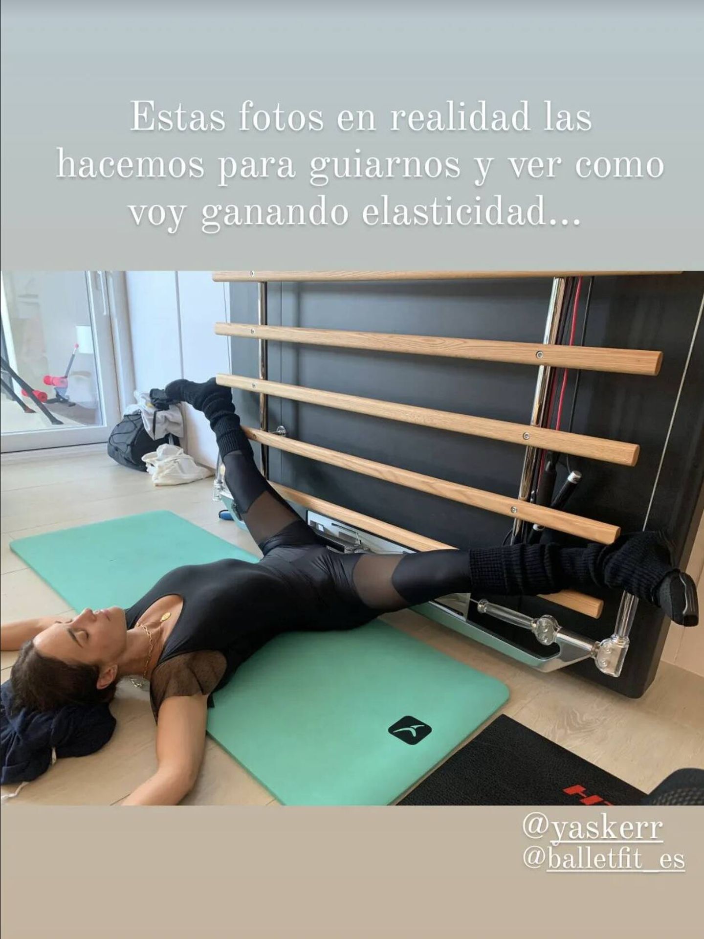 Paula Echevarría comparte su progreso físico en redes. (Instagram/@pau_eche)