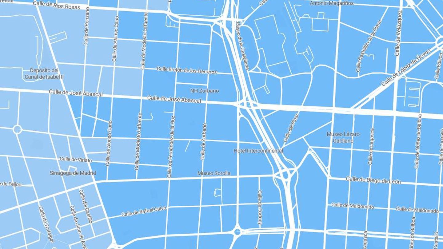 Mapa de resultados de 2021 en el barrio de Ayuso.