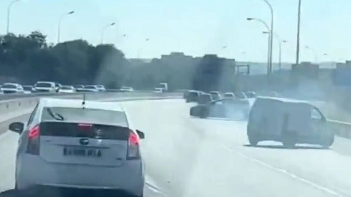 Dos conductores se pican durante kilómetros en la M-40 de Madrid y acaban teniendo un accidente
