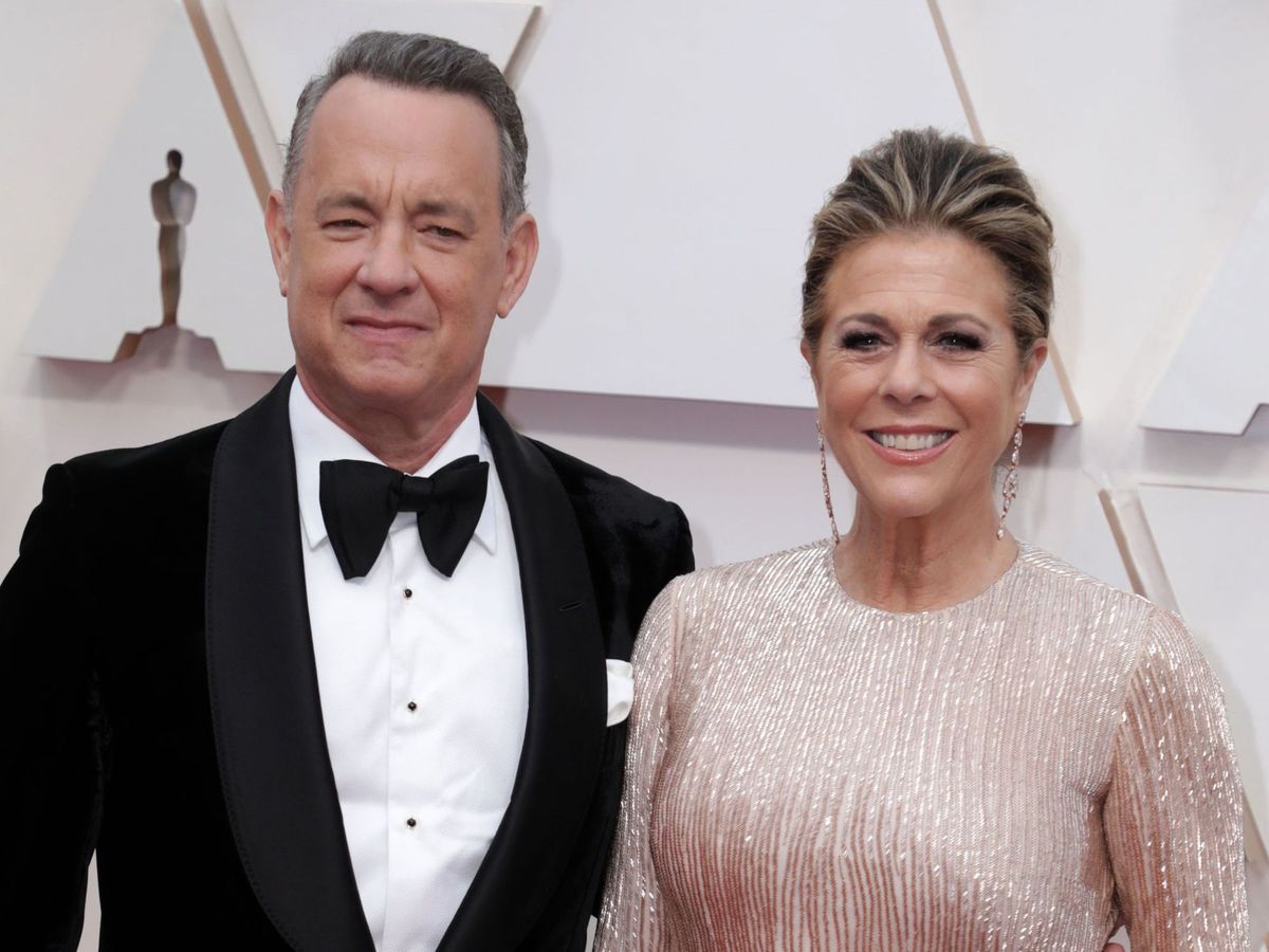 Foto: Tom Hanks junto a su esposa, Rita Wilson. (EFE)