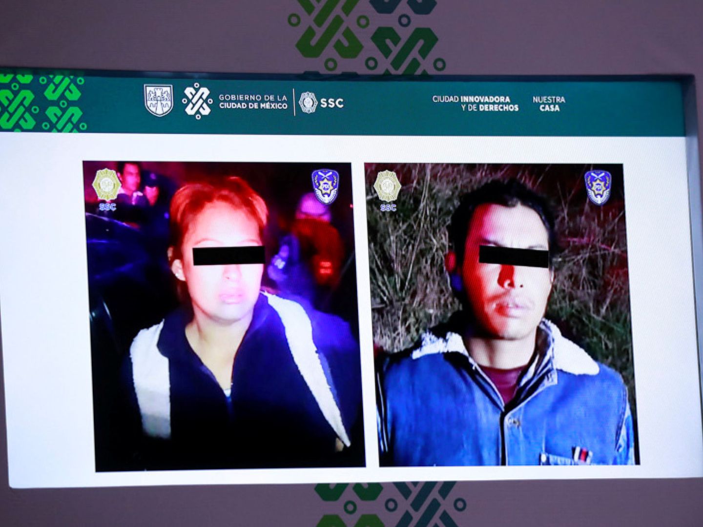 Imagen de los dos sospechosos del asesinato de Fátima. Foto: Reuters