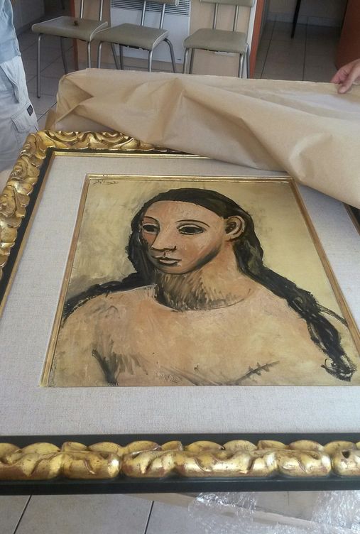 La obra de Picasso incautada en Córcega a Jaime Botín, valorada en 26,2 millones de euros. (EFE)