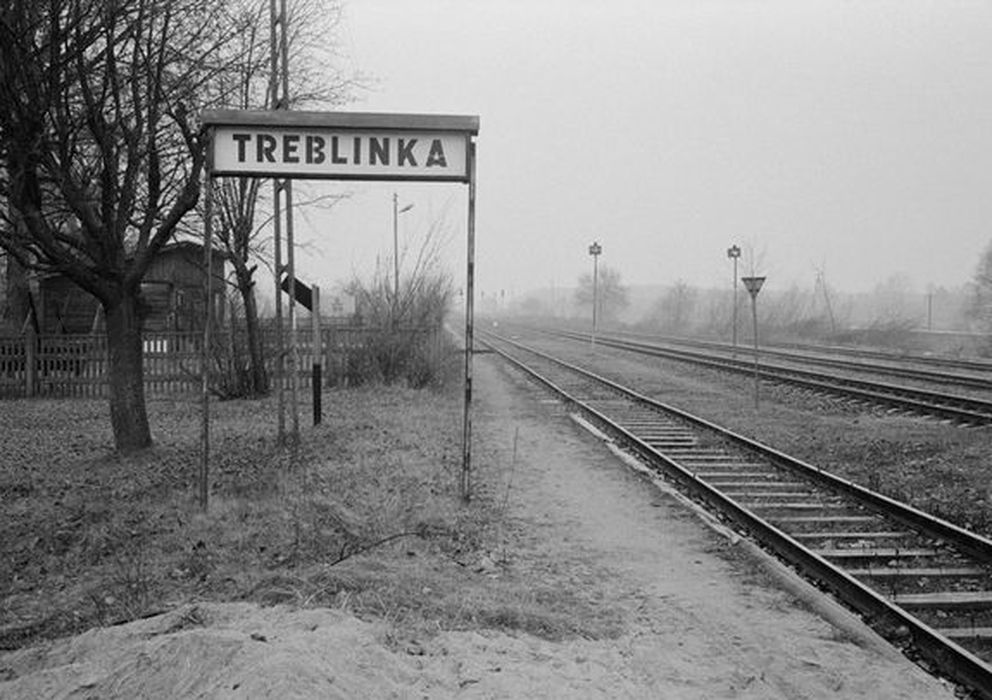 Foto: Estación de tren de Treblinka. 