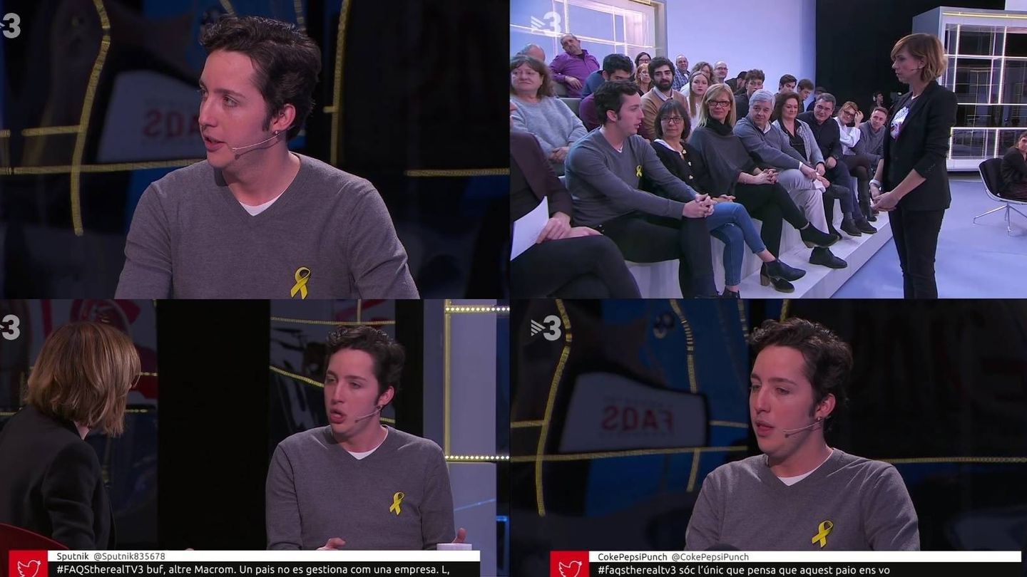 Francisco Nicolás Gómez Iglesias, en 'Preguntes freqüents'. (TV3).