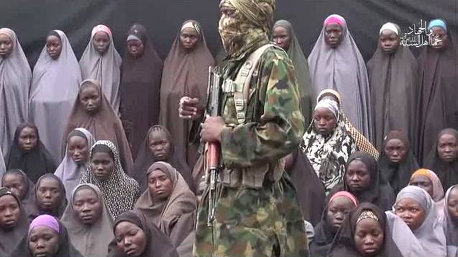 Foto: Captura del tercer vídeo revelado por Boko Haram