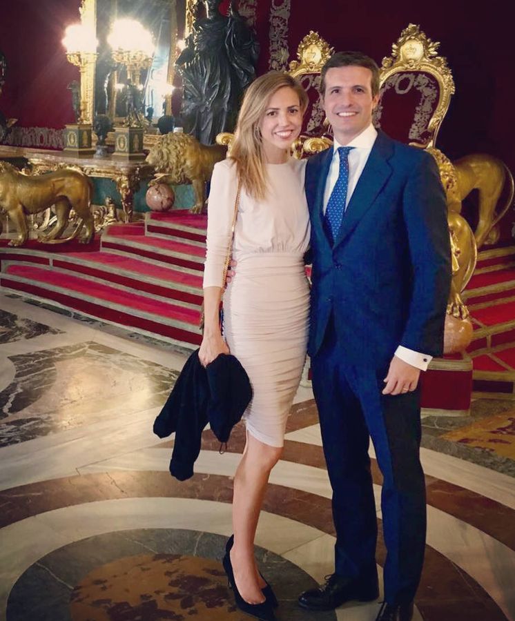Foto:  Pablo Casado y su mujer, en una foto de su perfil de Instagram. (IG)
