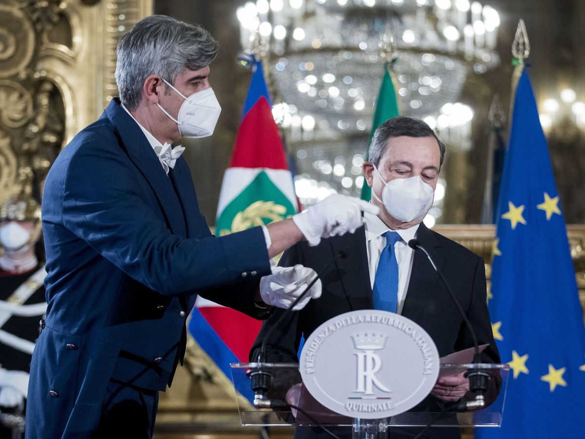 Foto: Mario Draghi acepta el encargo de formar Gobierno. (EFE)