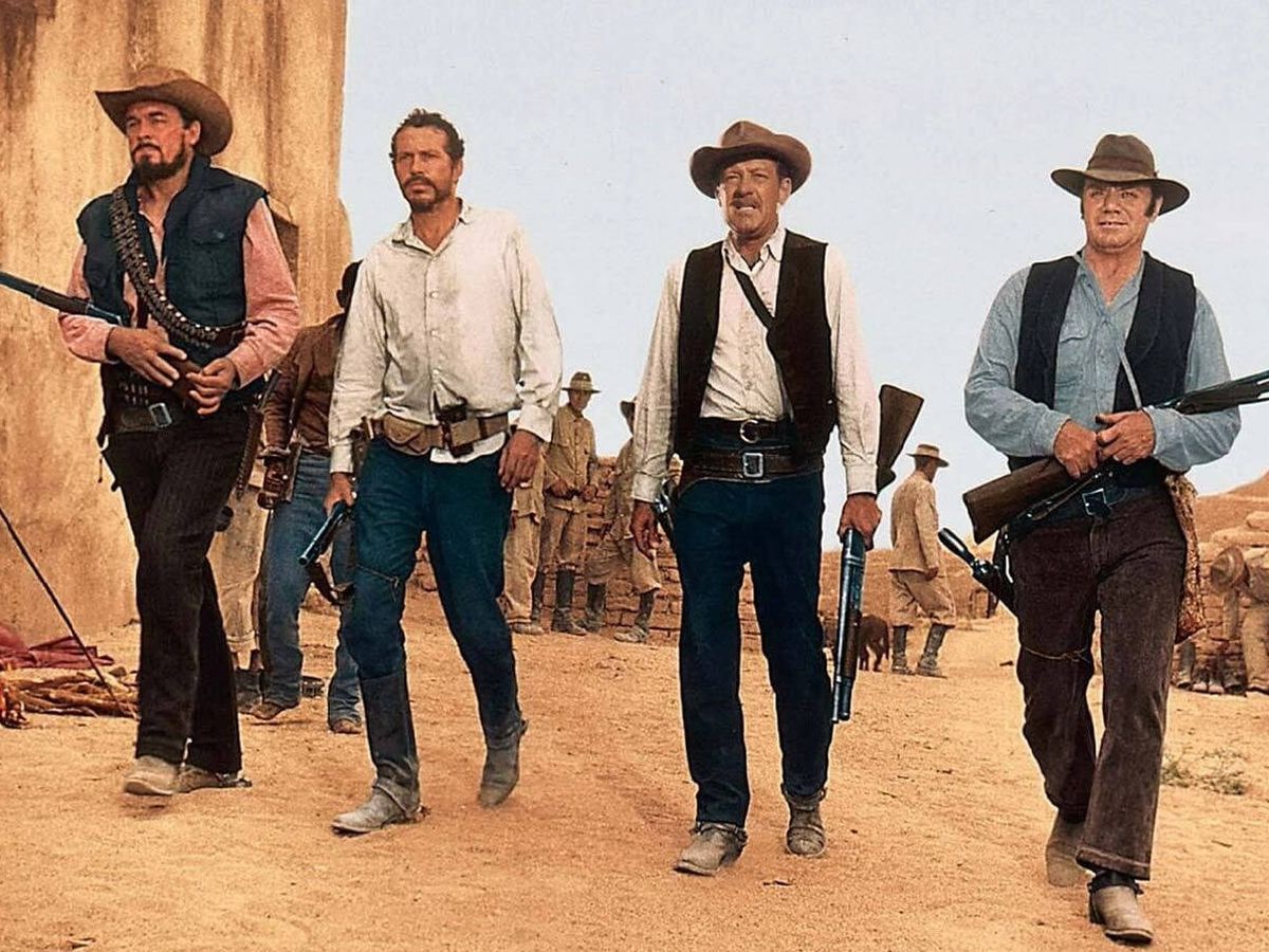 Foto: Imagen de los protagonistas del western 'Grupo salvaje' (Warner Bros)