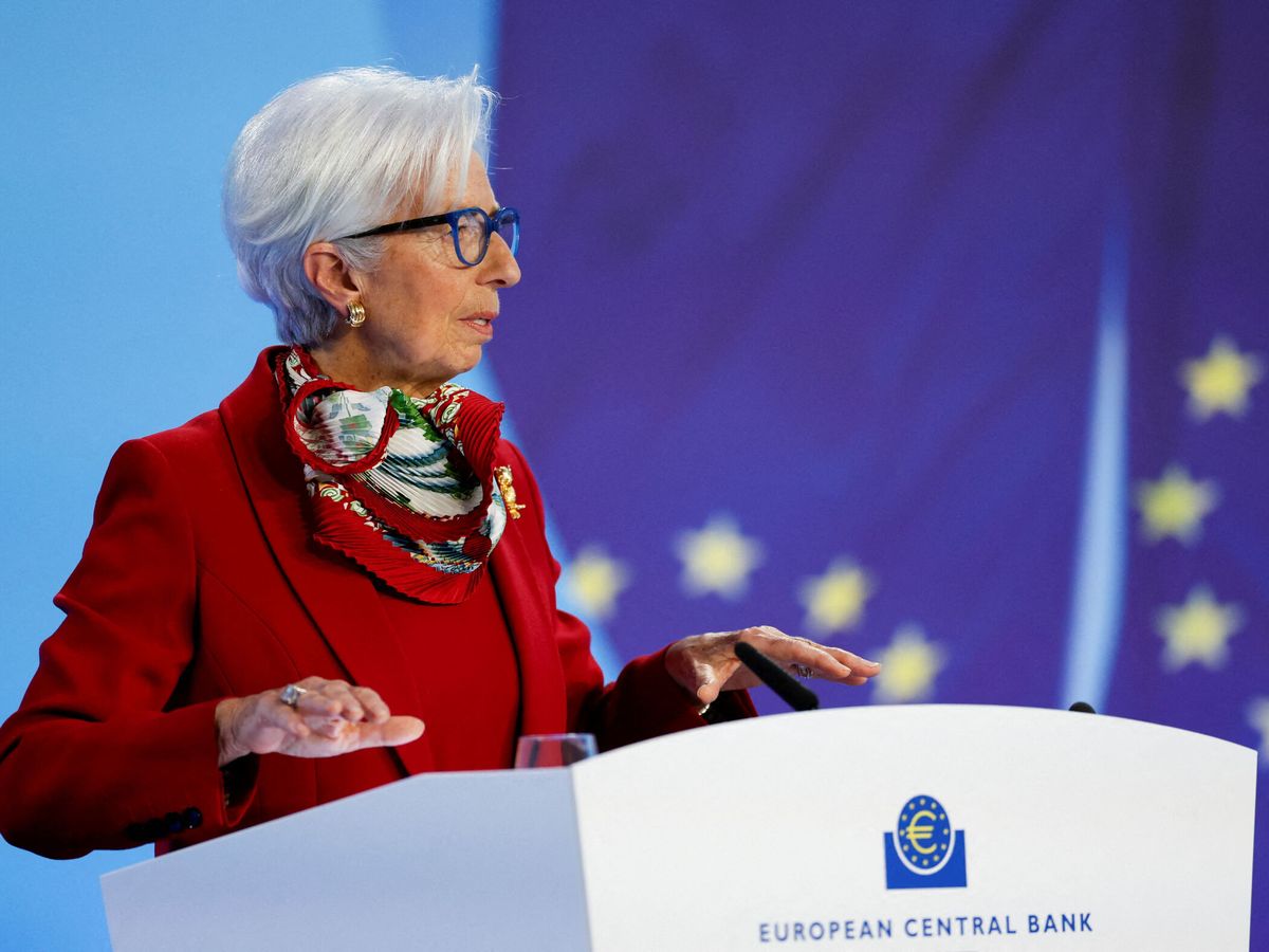 Foto: Christine Lagarde, presidenta del BCE. (Reuters/Heiko Becker)