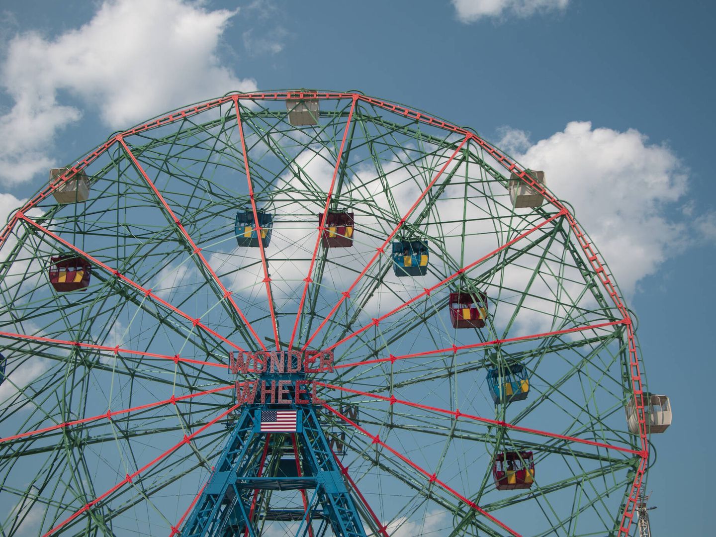 La famosa noria Wonder Wheel, de Coney Island. (iStock)