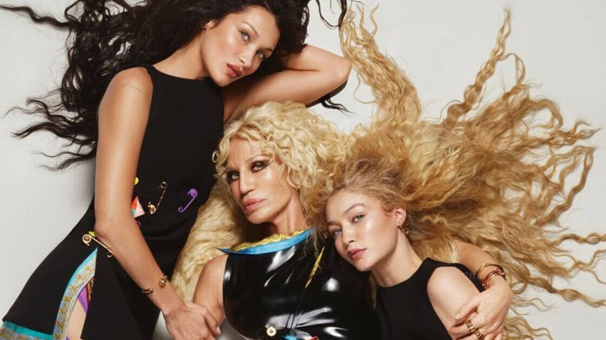 Donatella Versace, Maluma, Gigi y Bella Hadid comparten campaña de moda
