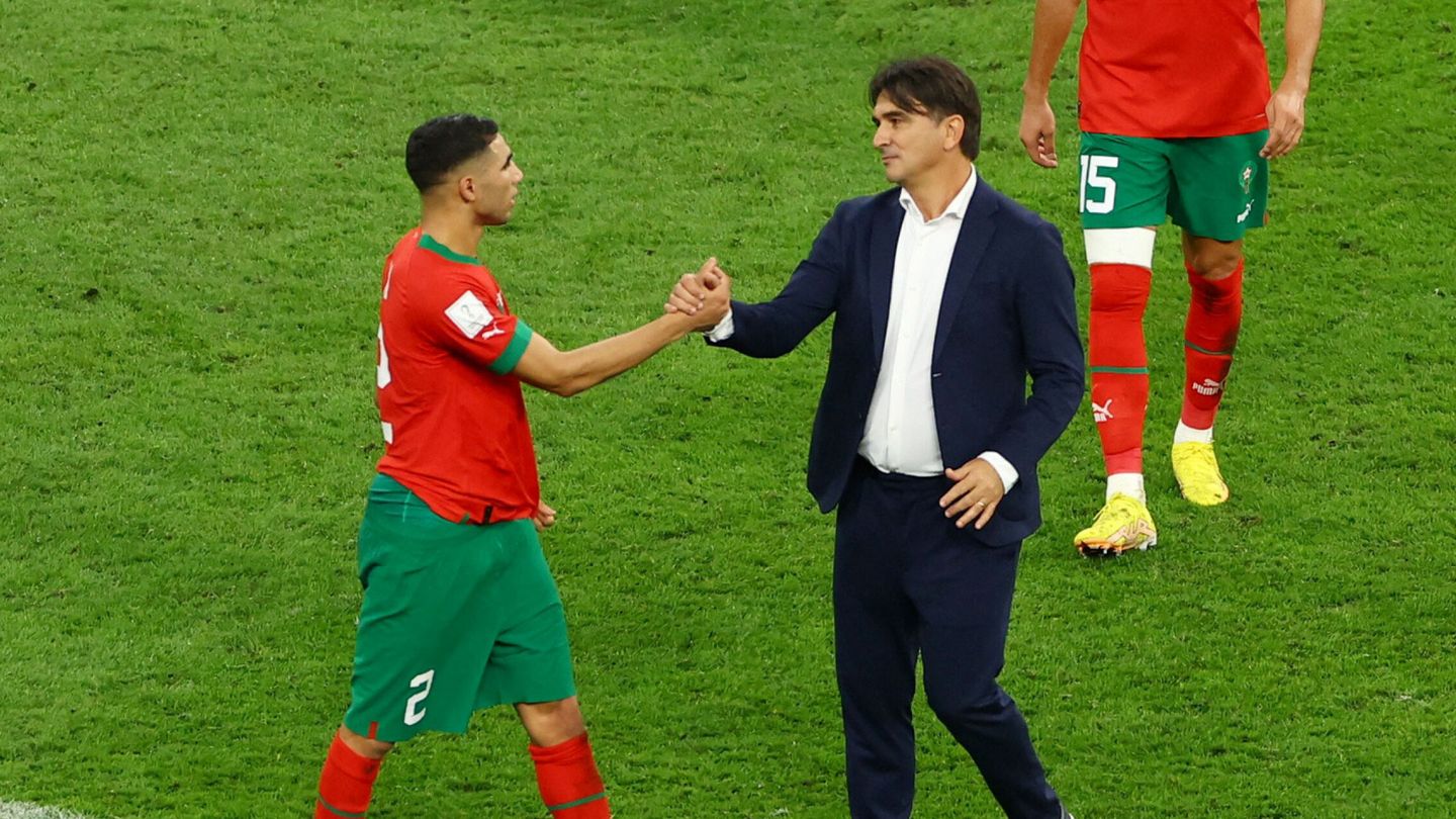 Achraf completó un Mundial tan bueno como el de Marruecos. (Reuters/Vincent West)