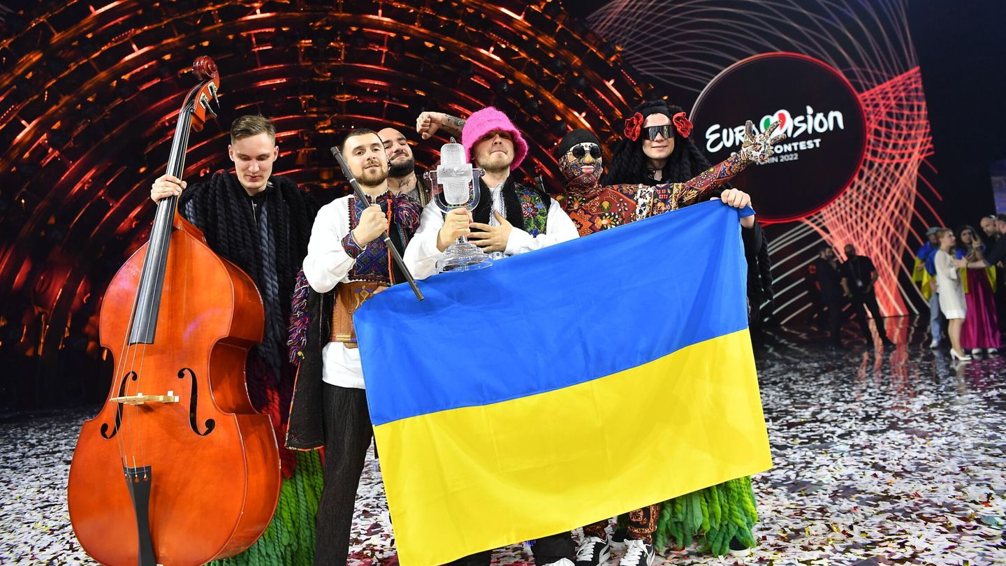 Kalush Orchestra (Ucrania), ganadores de Eurovisión 2022. (EFE)