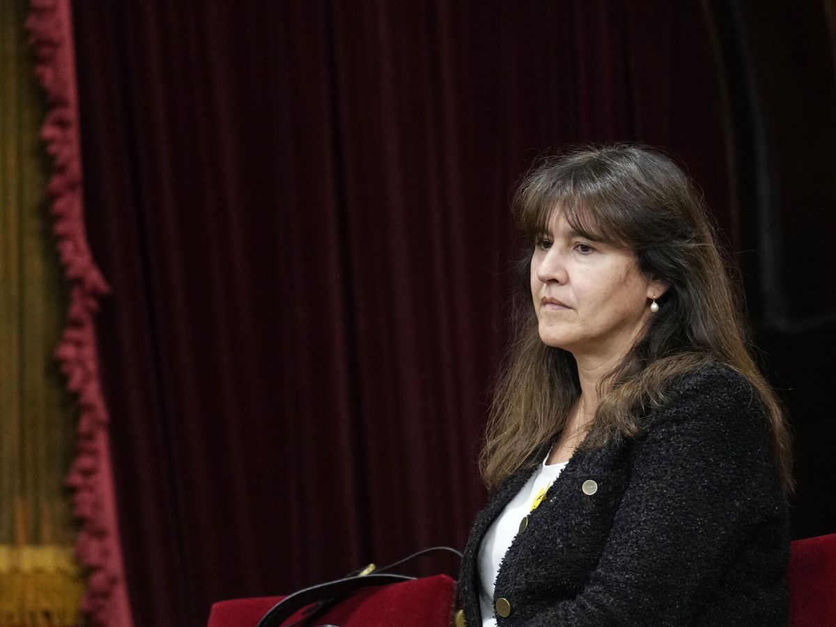 Foto: La expresidenta del Parlament y presidenta de JxCAT, Laura Borràs. (EFE/Alejandro García)