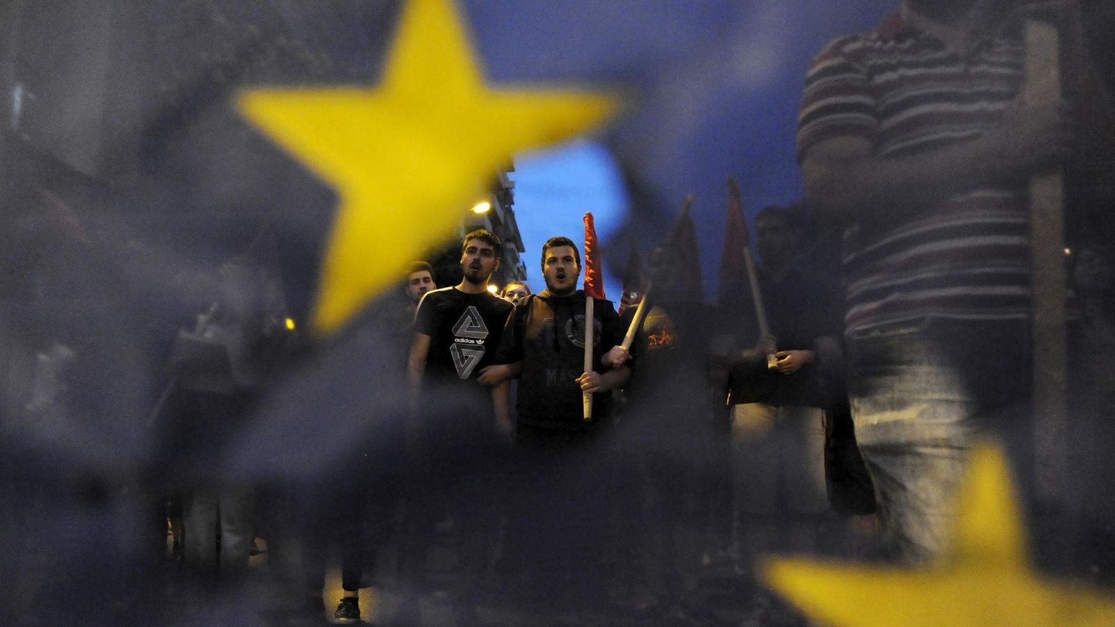 Foto: Manifestación en contra de la austeridad en Grecia. (Reuters)