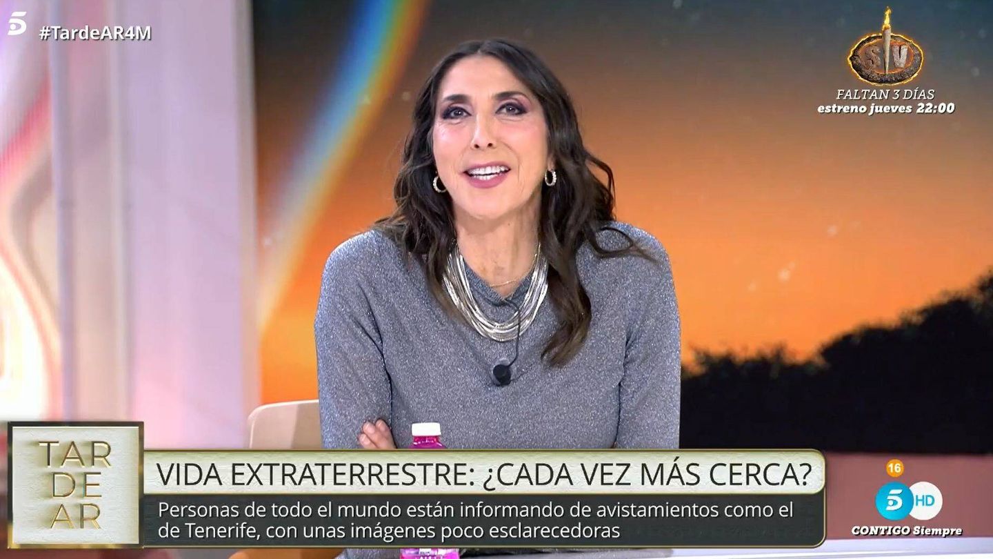 Paz Padilla, en 'TardeAR'. (Telecinco)