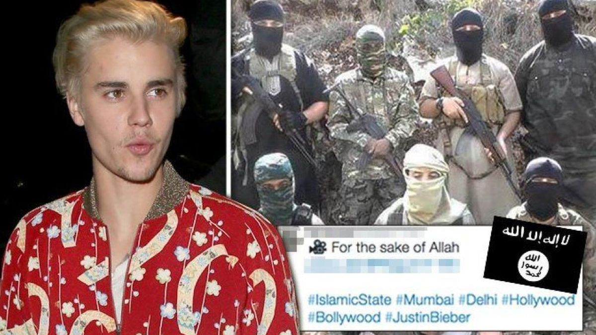 El ISIS hackea el Twitter de Justin Bieber para difundir un sangriento vídeo