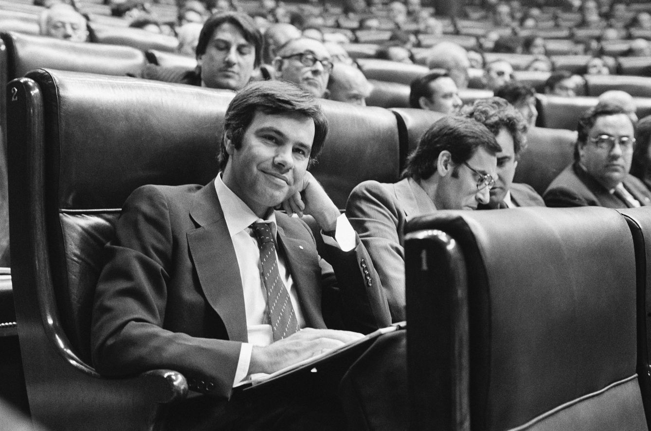 Felipe González, en el Congreso de los Diputados en junio de 1977. (Christine Spengler/Sygma/Corbis)