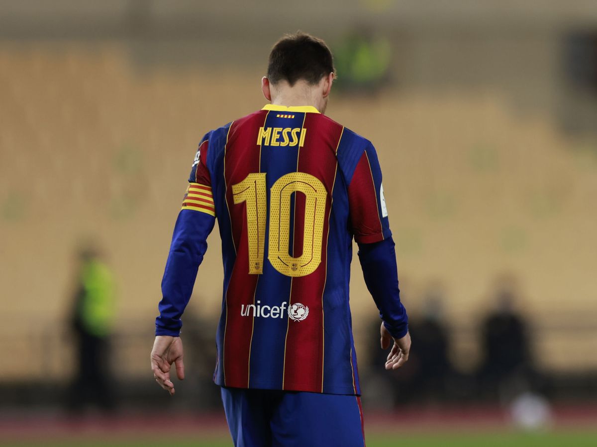 Foto: Messi, tras perder la Supercopa de España. (Reuters)
