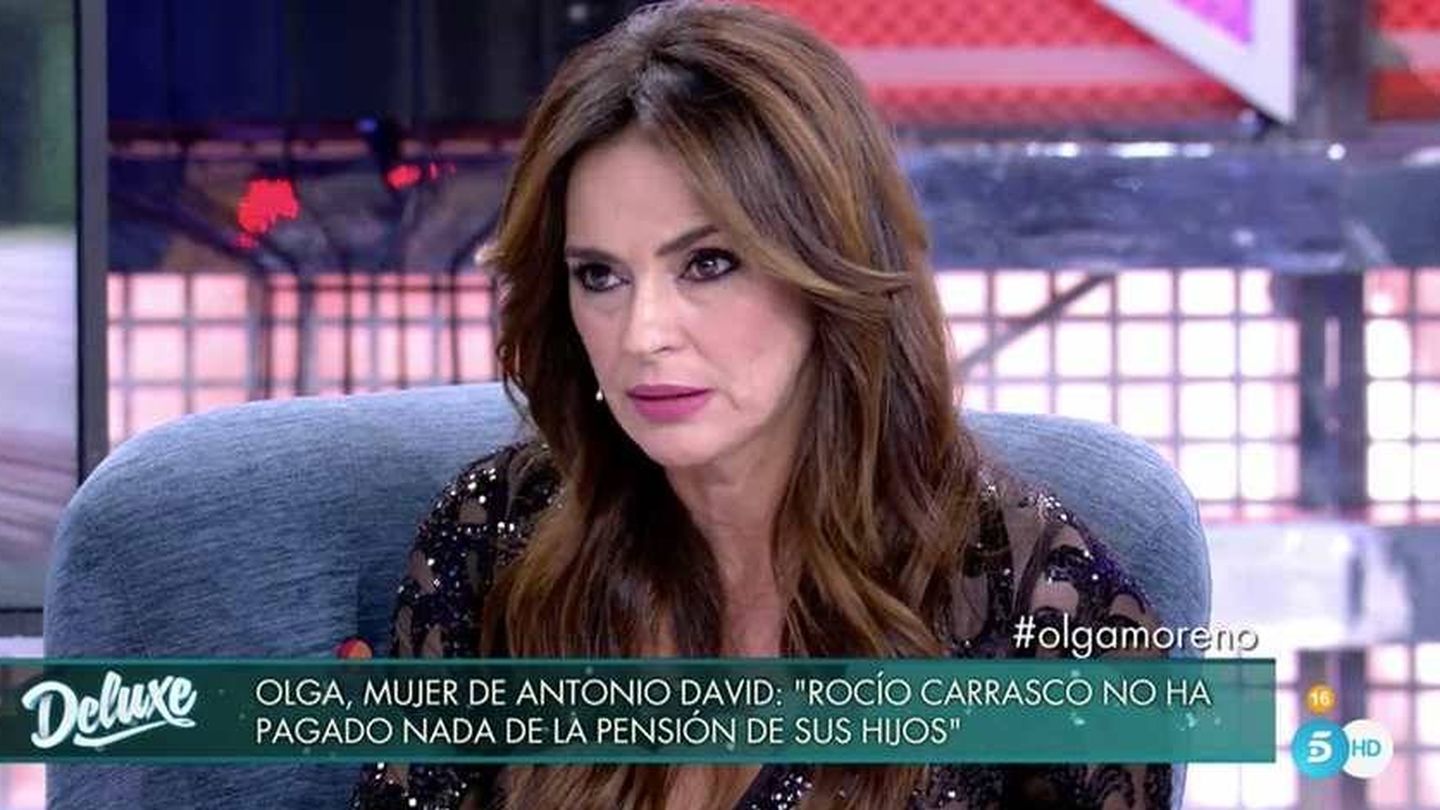 Olga Moreno, en 'Sábado Deluxe'. (Mediaset España)