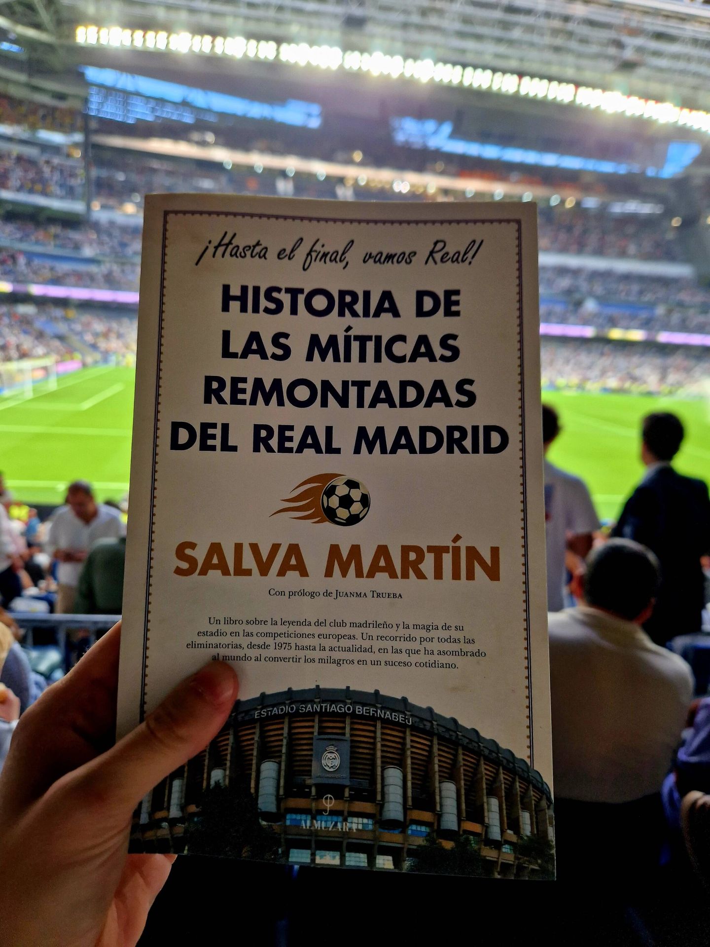 Portada de Historia de las míticas remontadas del Real Madrid 